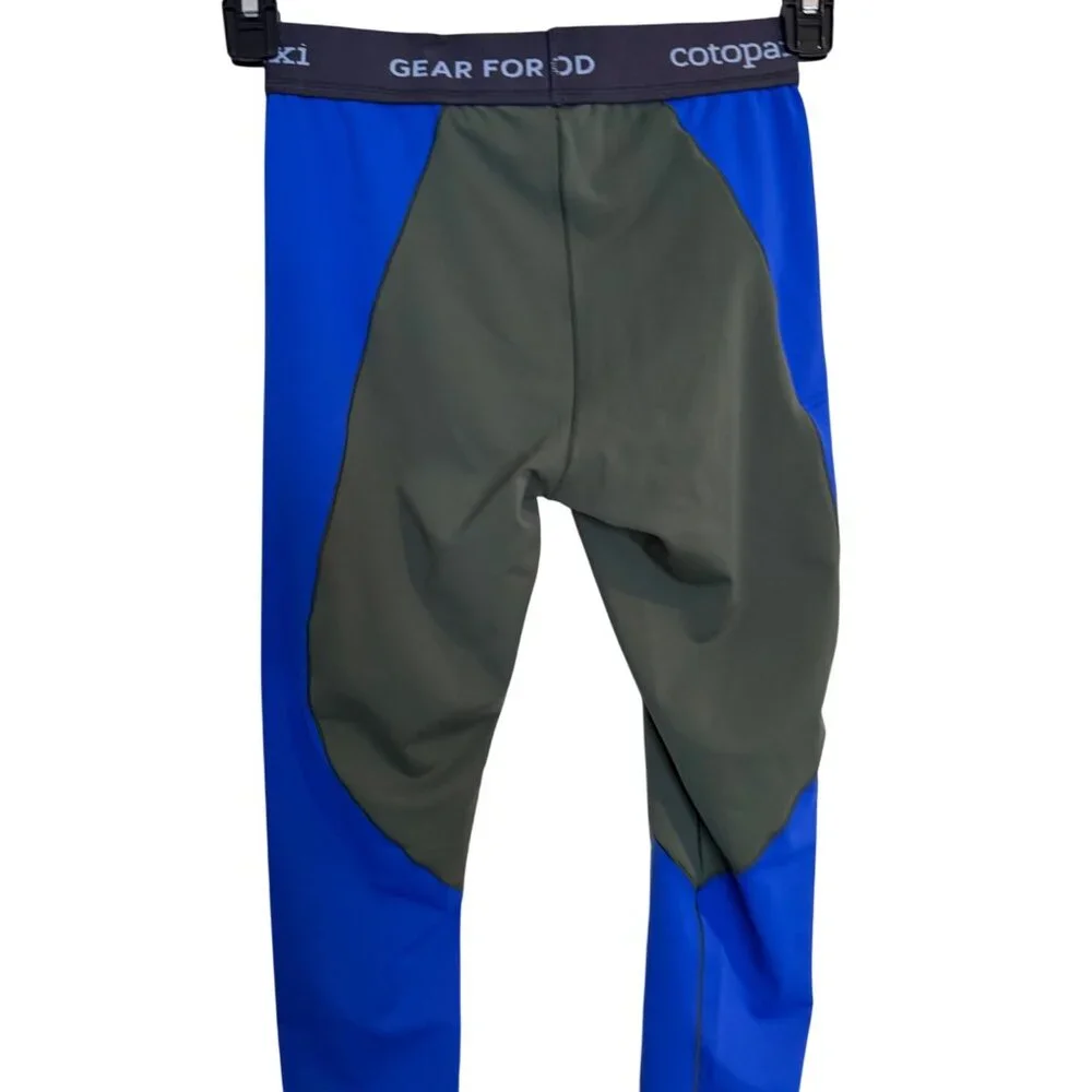 Cotopaxi Haraka Tights Size Small NWOT Running 4 Way Stretch Blue Gray